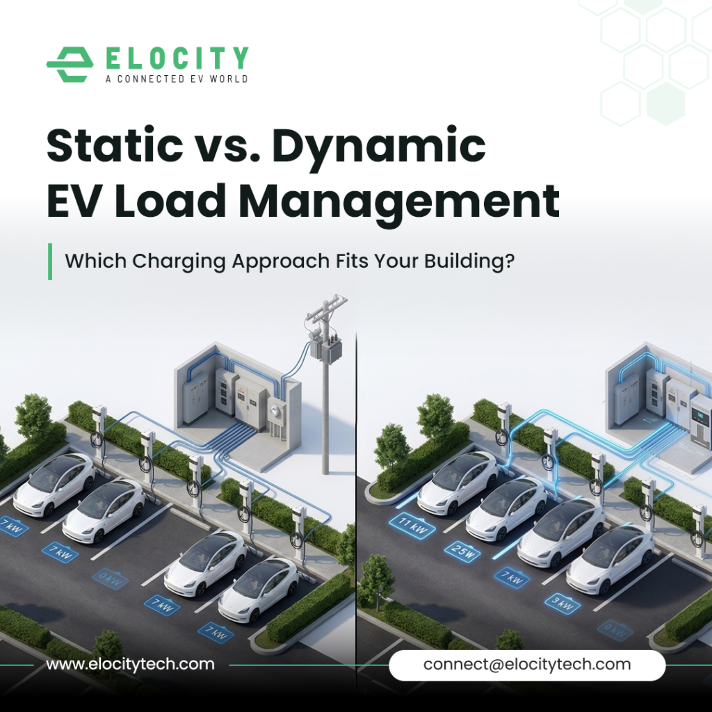 Static vs rotational vs dynamic load management comparison for EV charging