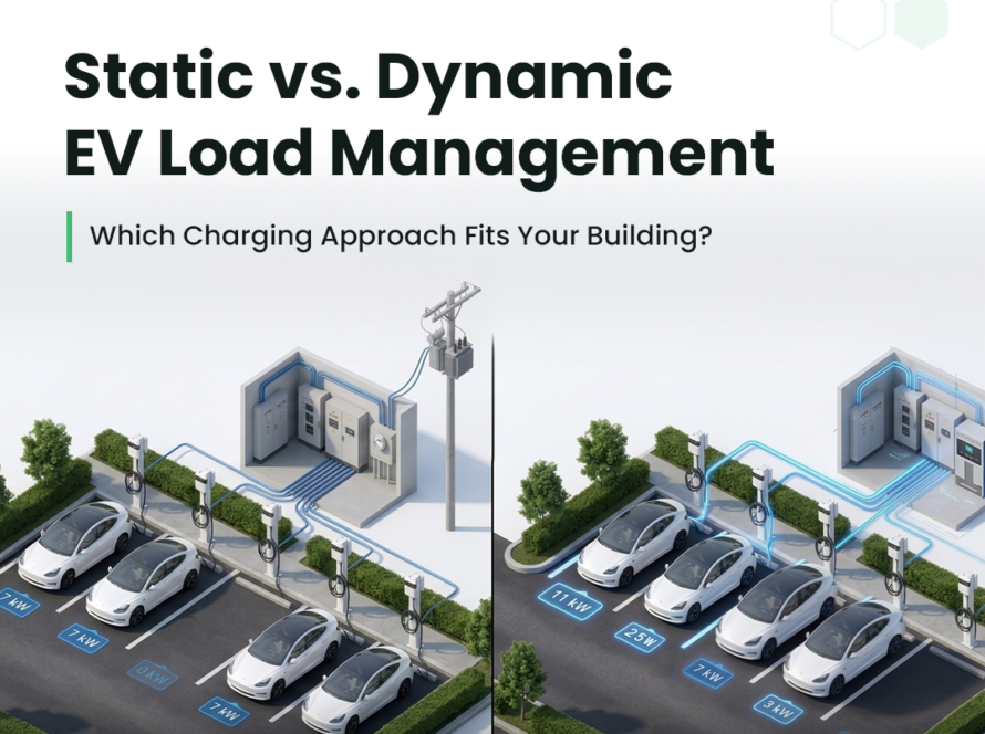 Static vs rotational vs dynamic load management comparison for EV charging