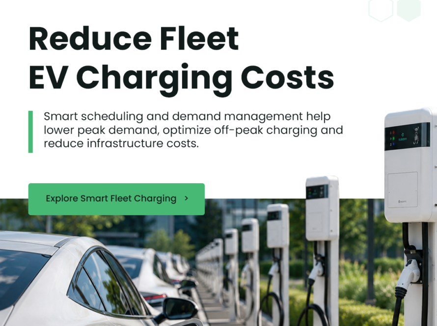 Reduce fleet EV charging costs with smart scheduling and demand management