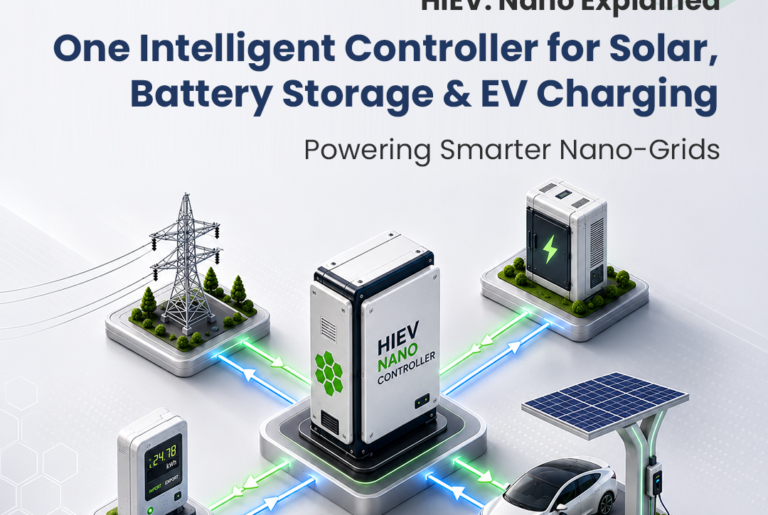 HIEV: Nano nano-grid controller coordinating solar, battery storage, and EV charging